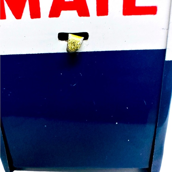 Tin Mail Box Letters & Packages US Mail Still Piggy Bank Made In Japan. Vintage - Picture 9 of 14